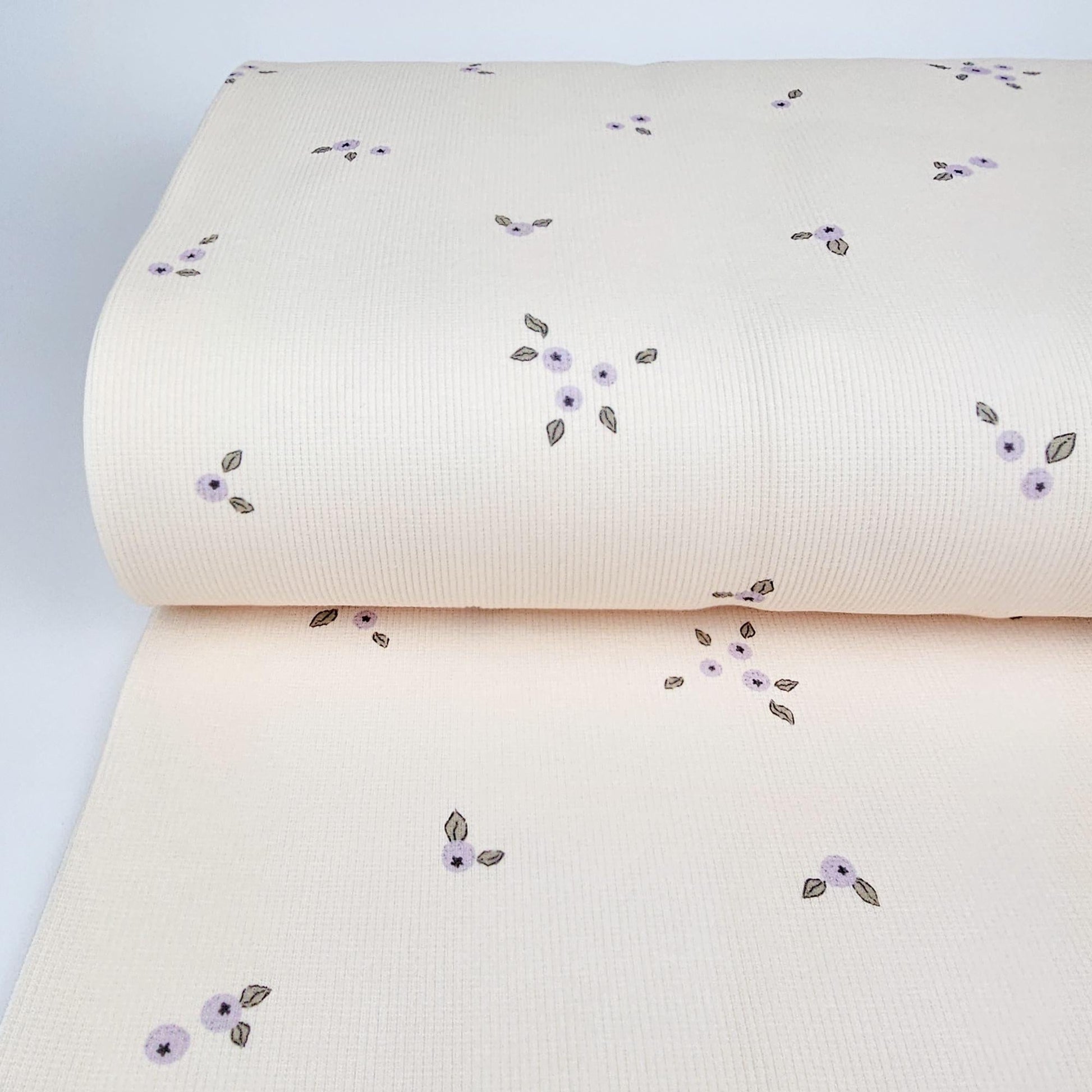 Rippjersey Blaubeeren Meterware - elli&else