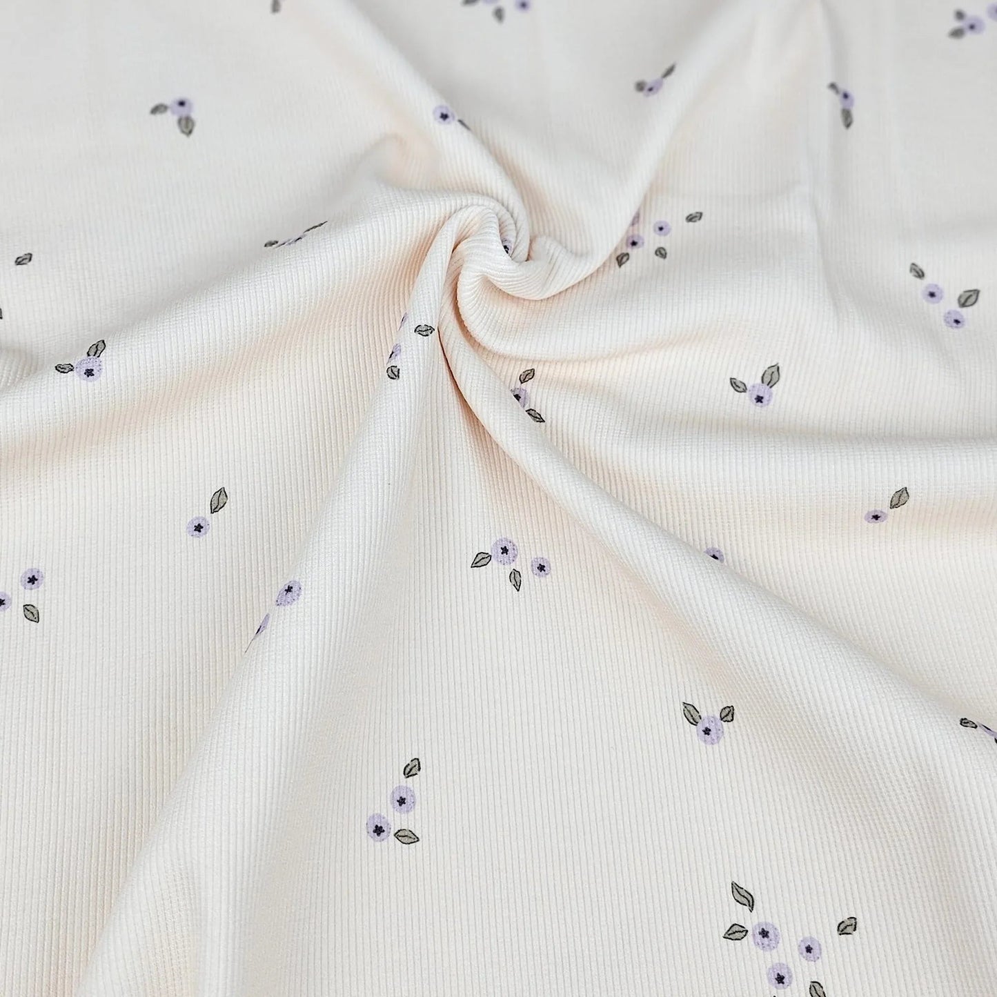 Rippjersey Blaubeeren Meterware - elli&else