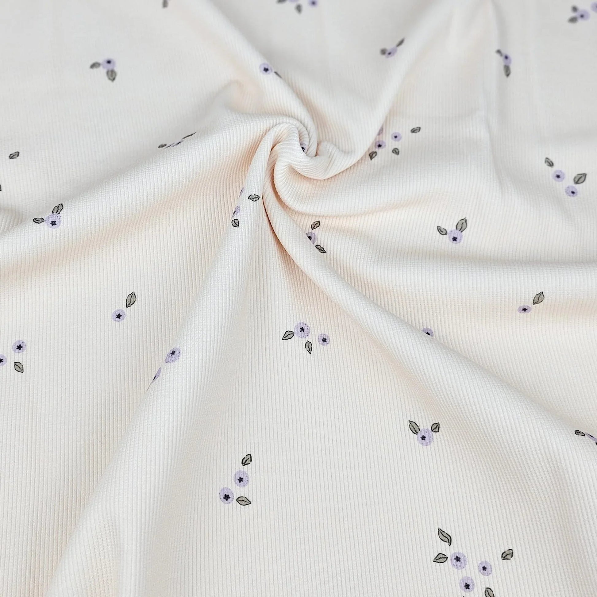 Rippjersey Blaubeeren Meterware - elli&else