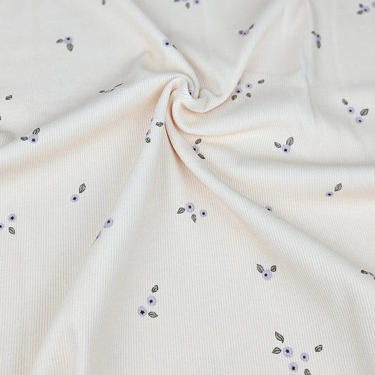 Rippjersey Blaubeeren Meterware - elli&else