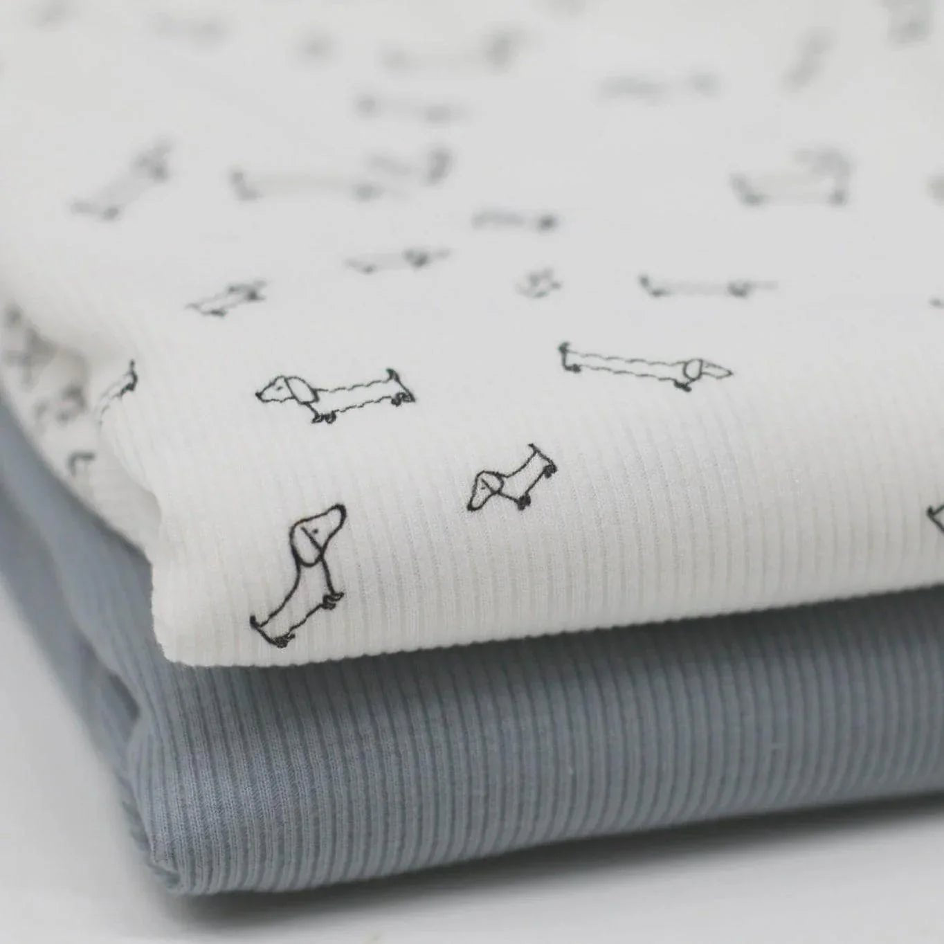 Rippjersey Dackel Meterware - elli&else