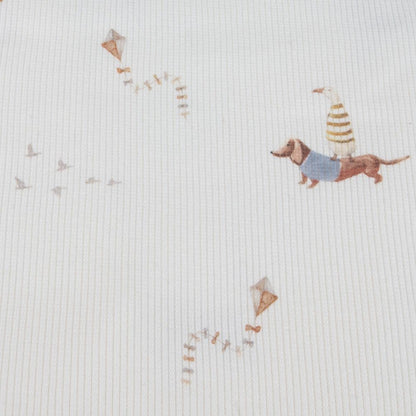 Rippjersey Dackel mit Ente von Family Fabrics - Stoff bei elli&else