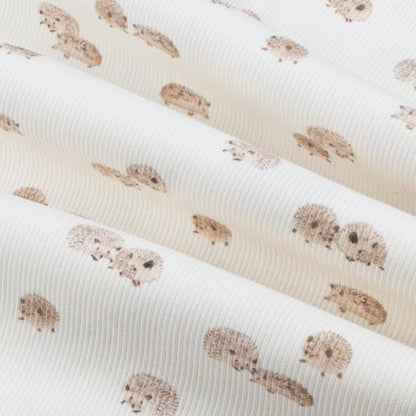 Rippjersey Igel von Family Fabrics - Stoff bei elli&else