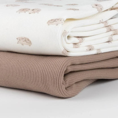 Rippjersey Igel von Family Fabrics - Stoff bei elli&else