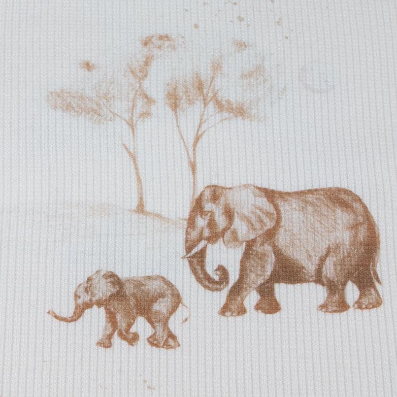 Rippjersey Safari von Family Fabrics - Stoff bei elli&else