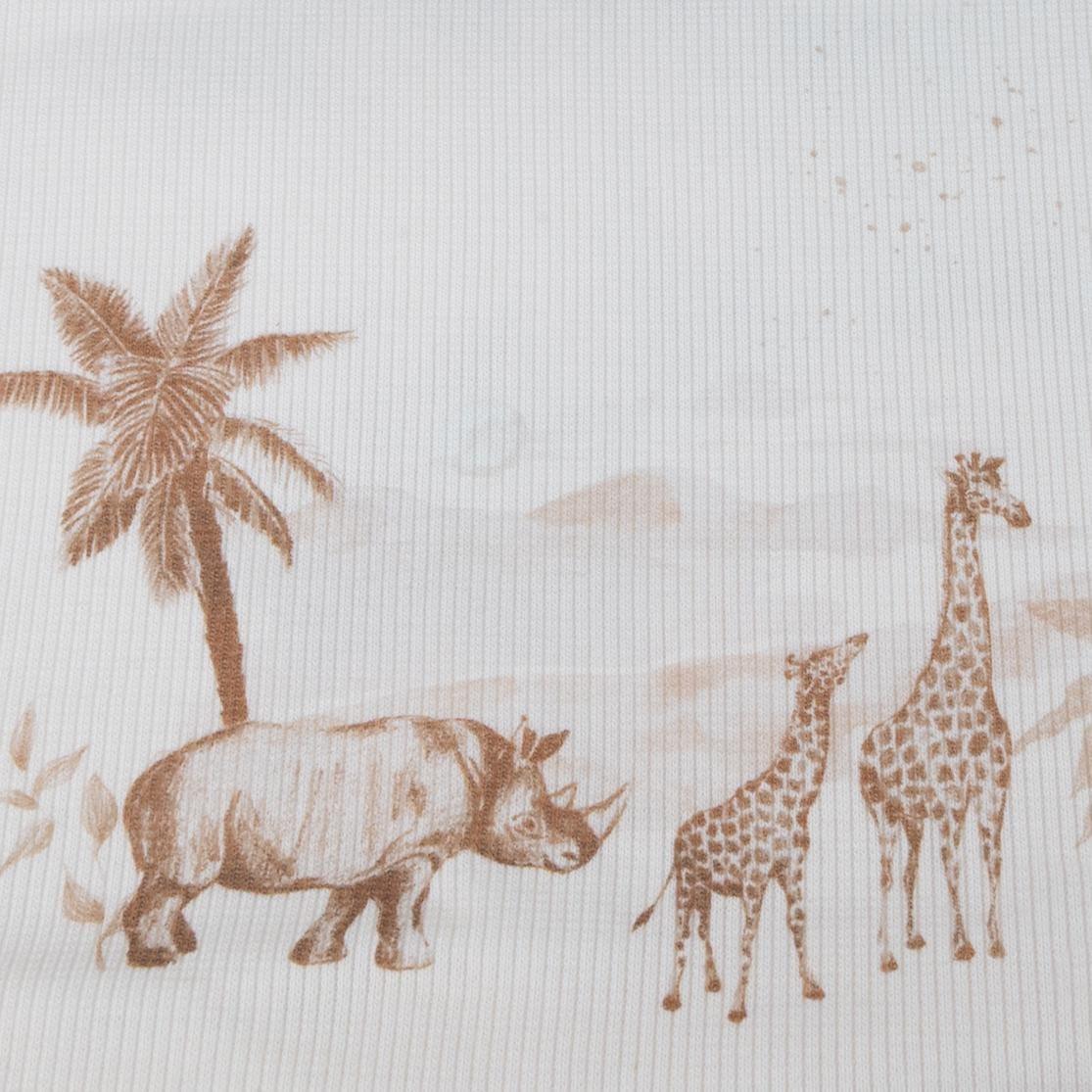 Rippjersey Safari von Family Fabrics - Stoff bei elli&else