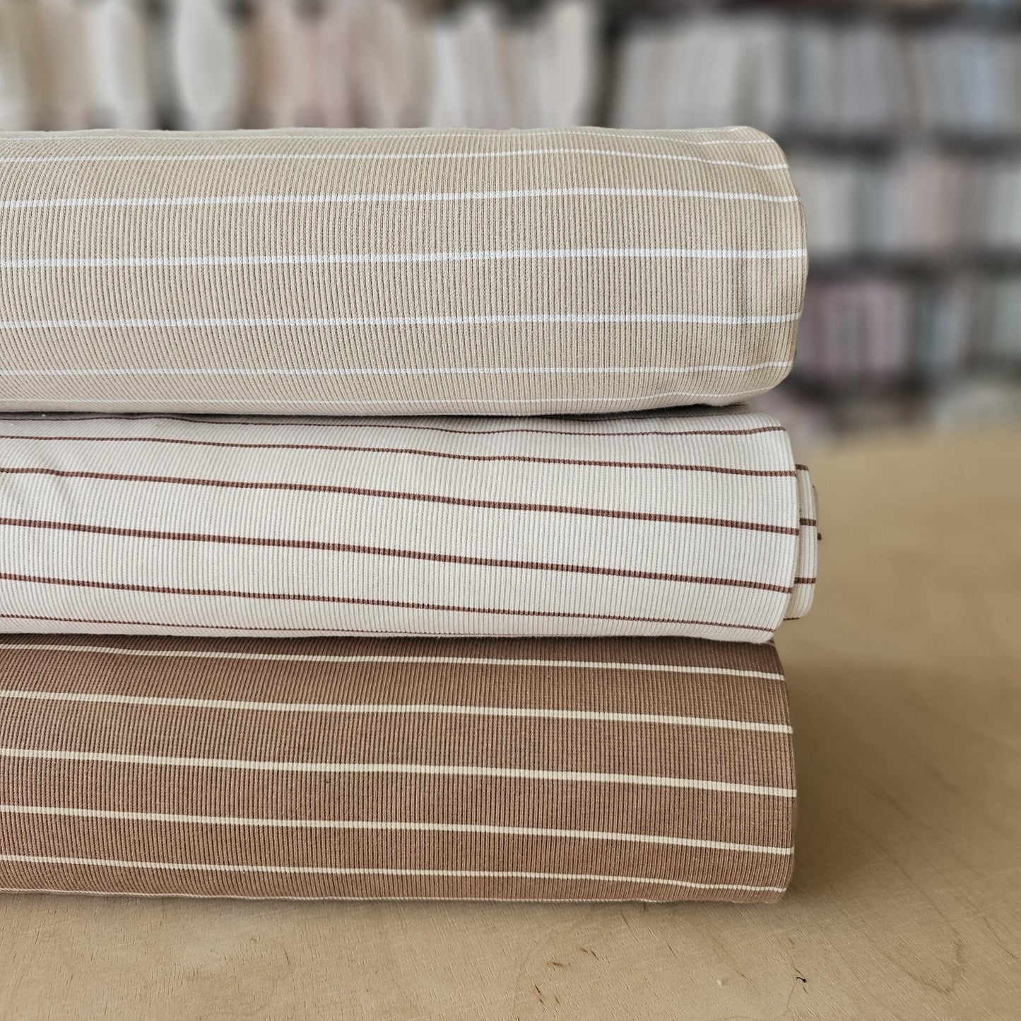 Rippjersey Streifen Meterware - elli&else