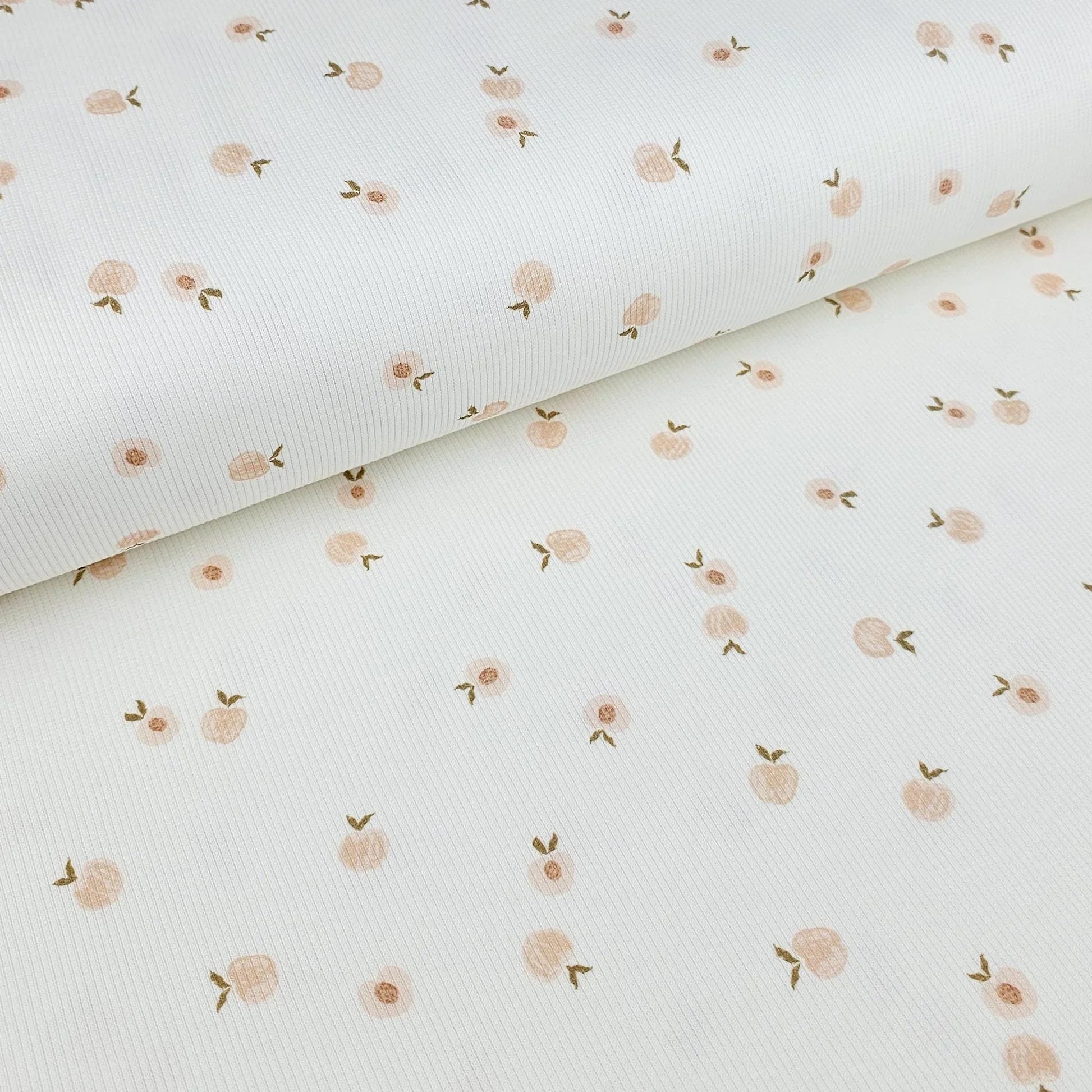 Rippjersey Sweet Peches Meterware - elli&else