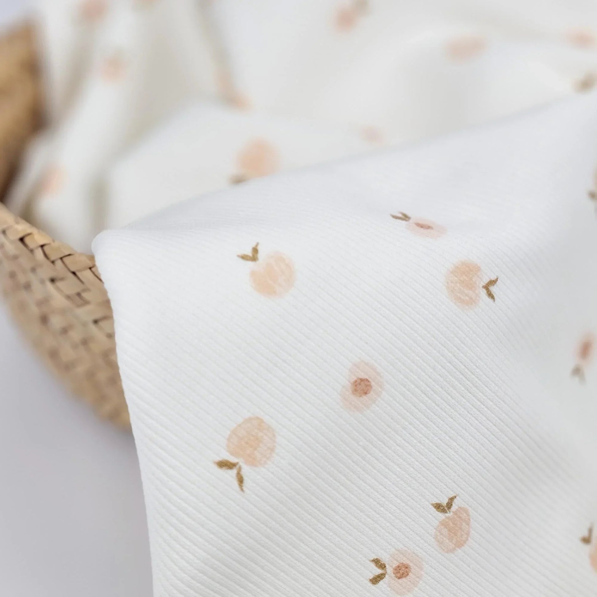 Rippjersey Sweet Peches Meterware - elli&else