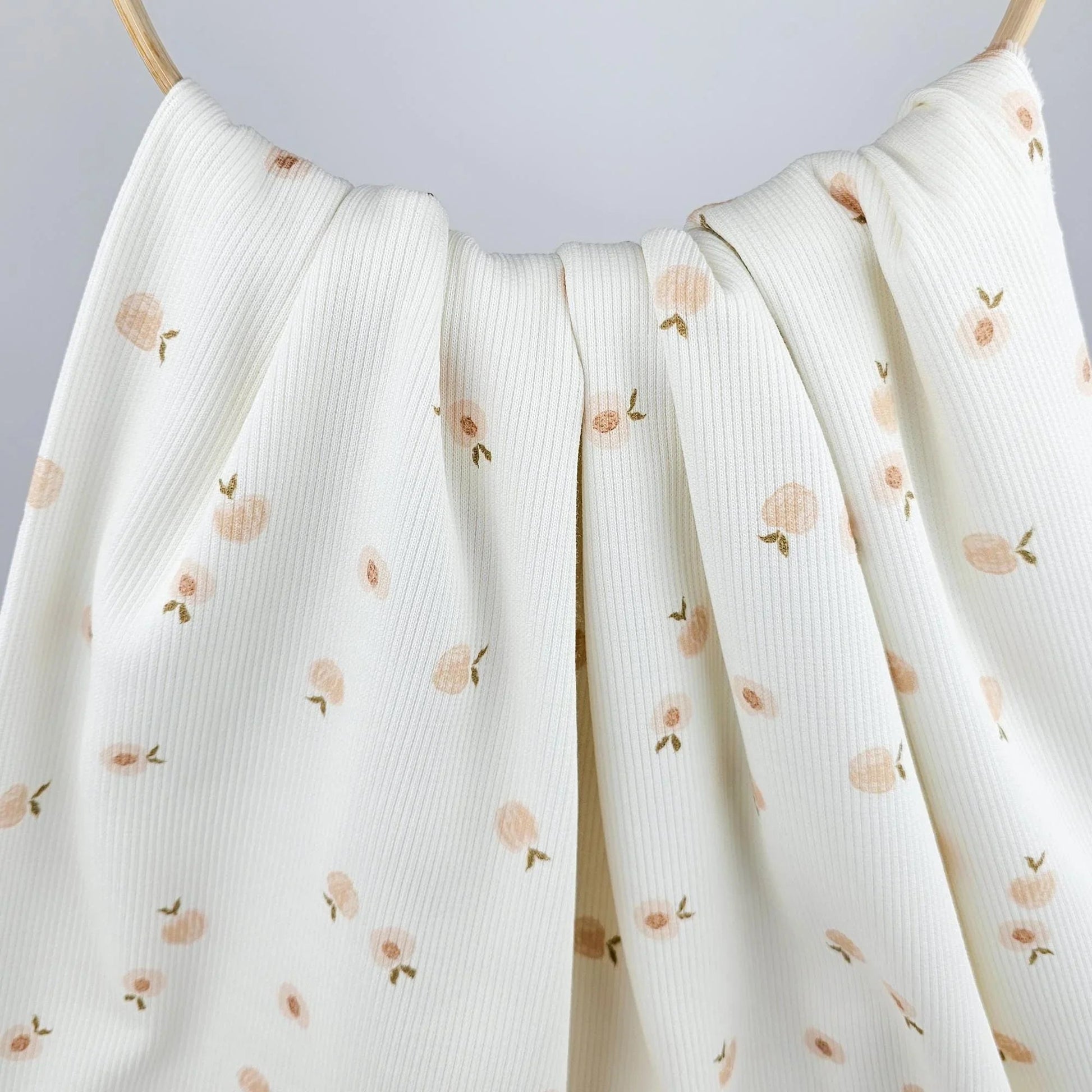 Rippjersey Sweet Peches Meterware - elli&else