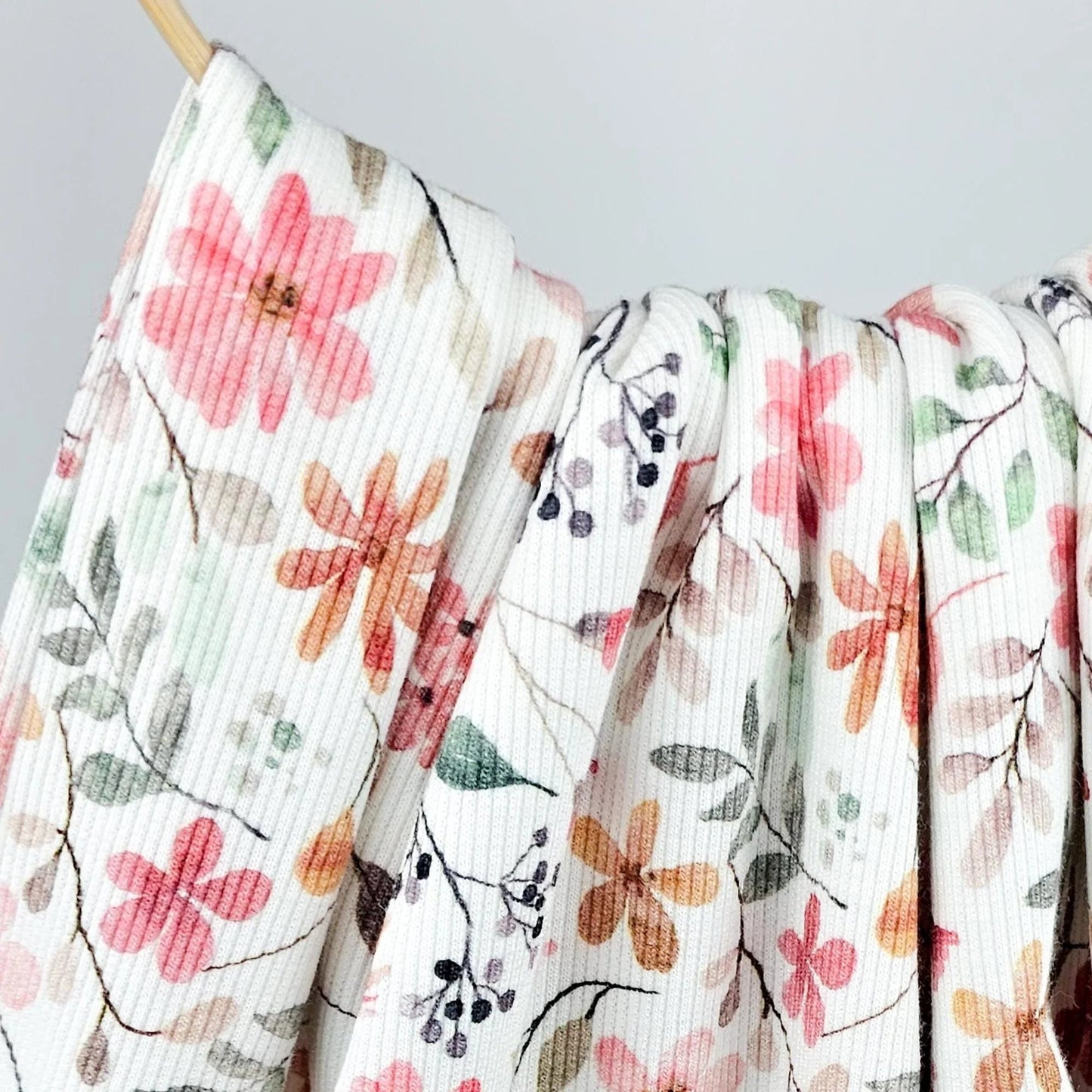 Rippjersey Wildrosen Meterware - elli&else