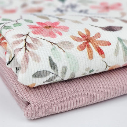 Rippjersey Wildrosen Meterware - elli&else