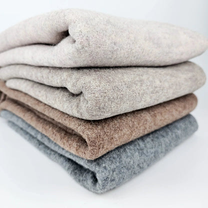 SWAFING Wollwalk Naomi - grau meliert Meterware - elli&else