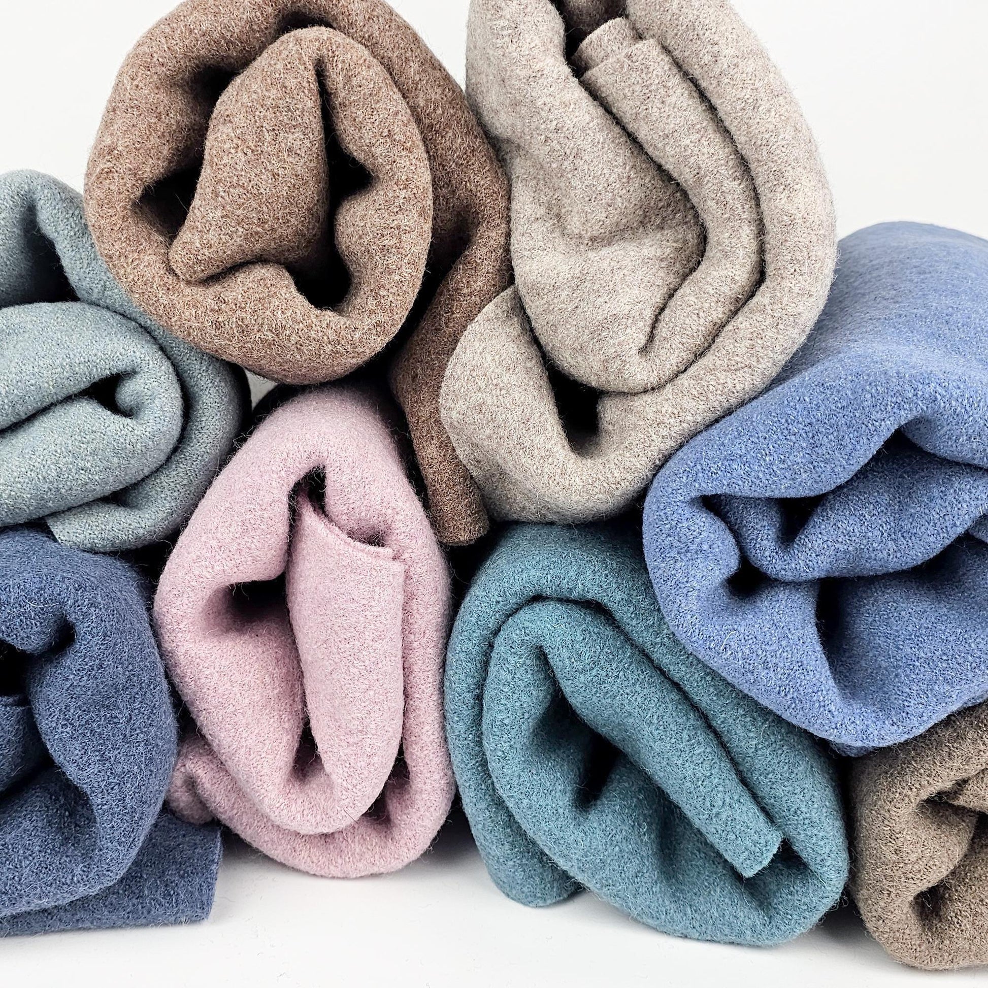 SWAFING Wollwalk Naomi - taupe Meterware - elli&else