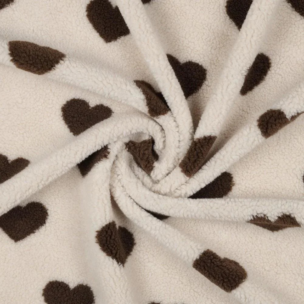 Teddy Stoff Herzen - Stoff bei elli&else