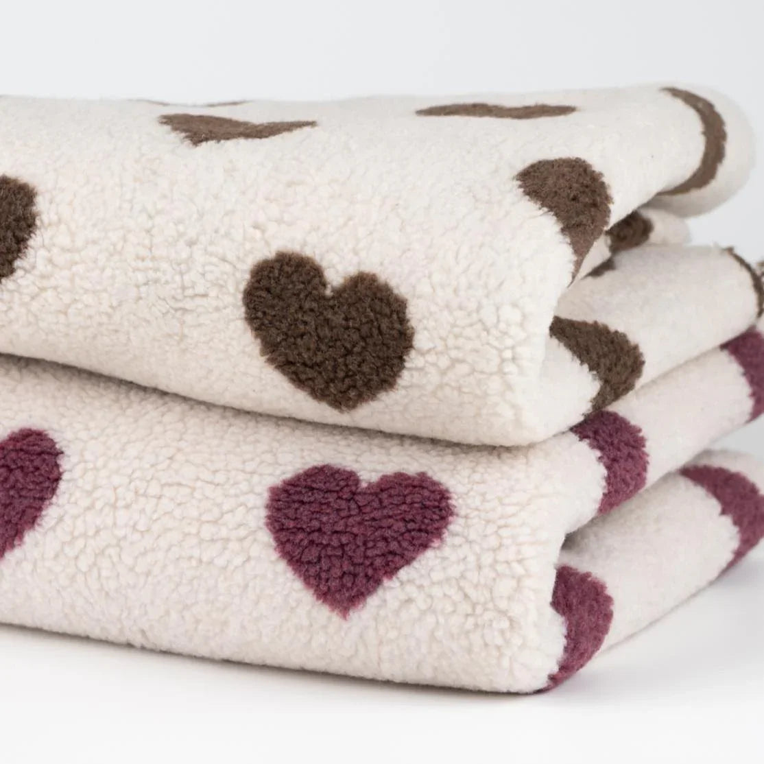 Teddy Stoff Herzen - Stoff bei elli&else