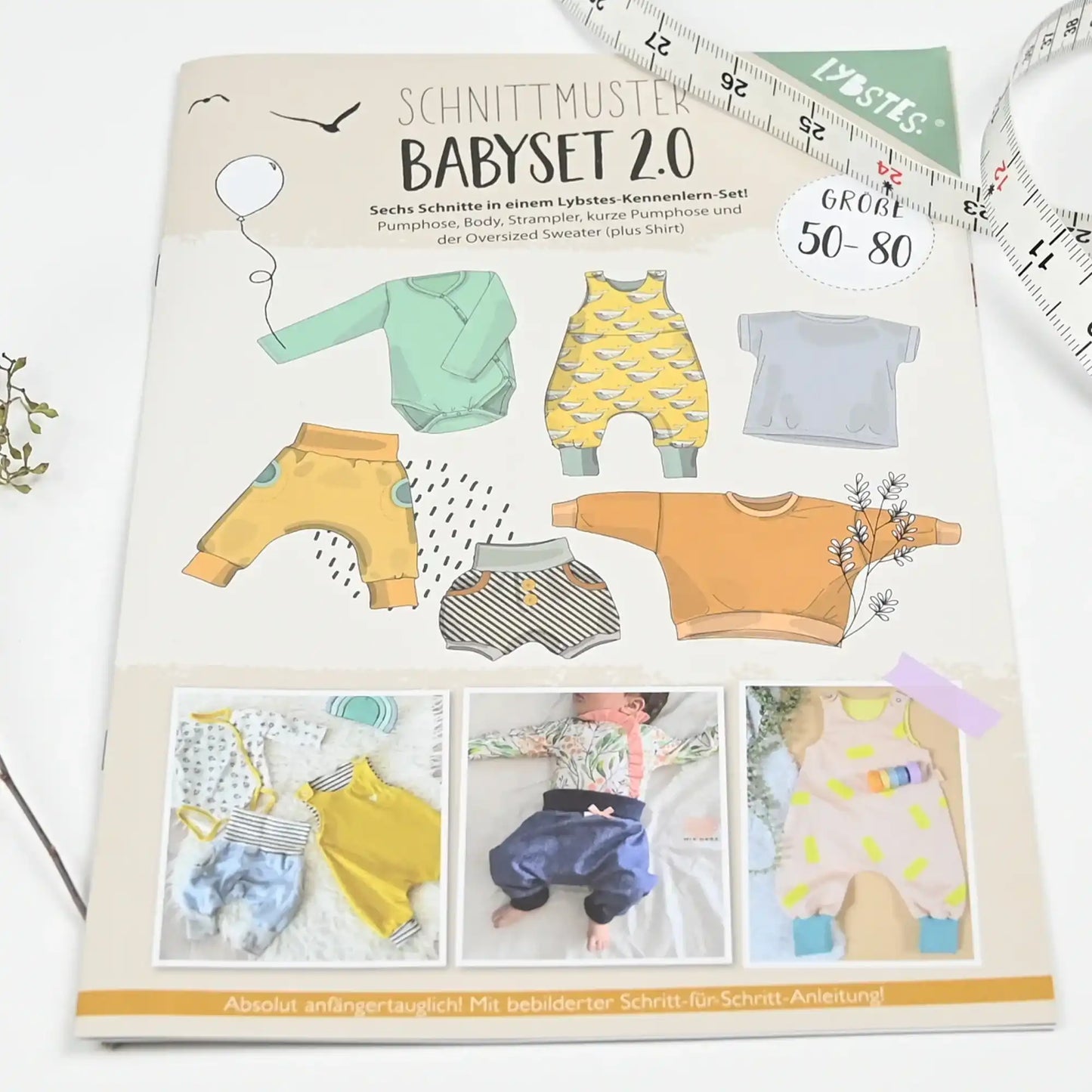Schnittmuster Babyset 2 Gr. 50-80 - Stoff bei elli&else