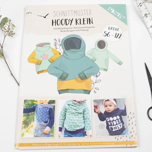 Schnittmuster Hoody klein Gr. 56-122 - Stoff bei elli&else