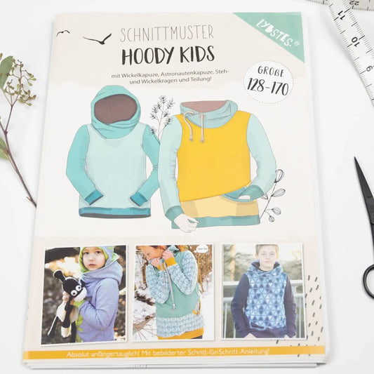 Schnittmuster Hoody Kids Gr. 128-170 - Stoff bei elli&else