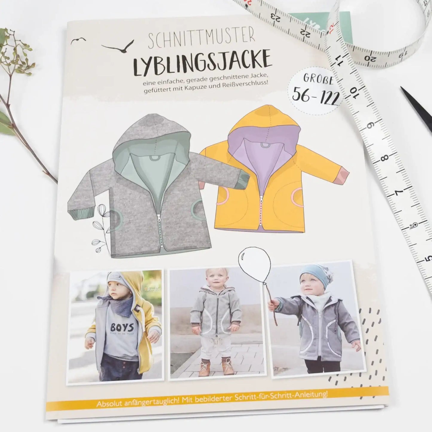 Schnittmuster Lyblingsjacke Gr. 56-122 - Stoff bei elli&else