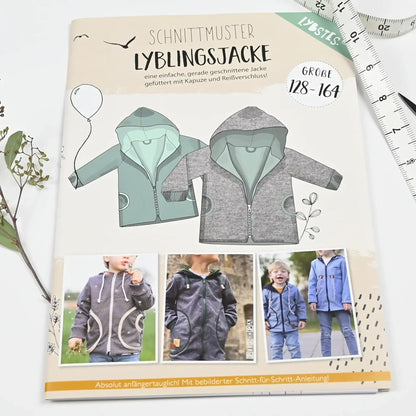 Schnittmuster Lyblingsjacke Gr. 128-164 - Stoff bei elli&else