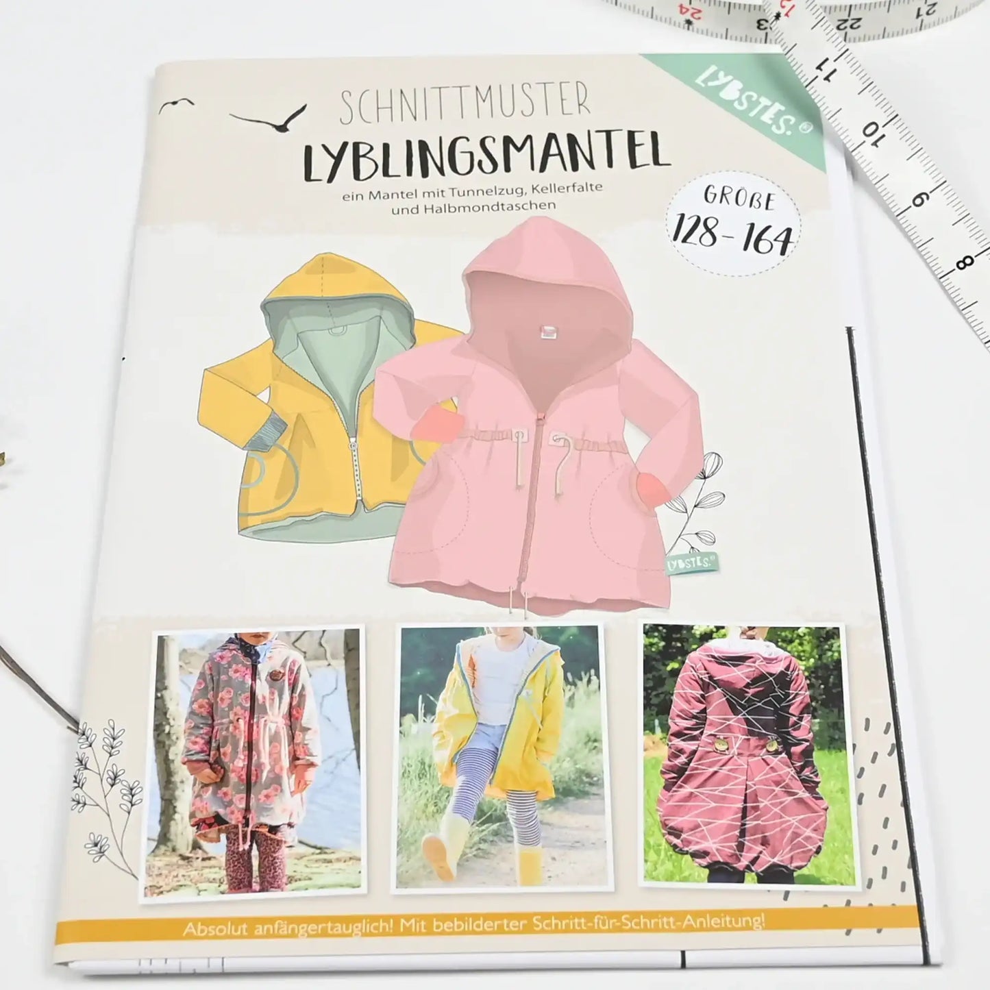 Schnittmuster Lyblingsmantel Gr. 128-164 - Stoff bei elli&else