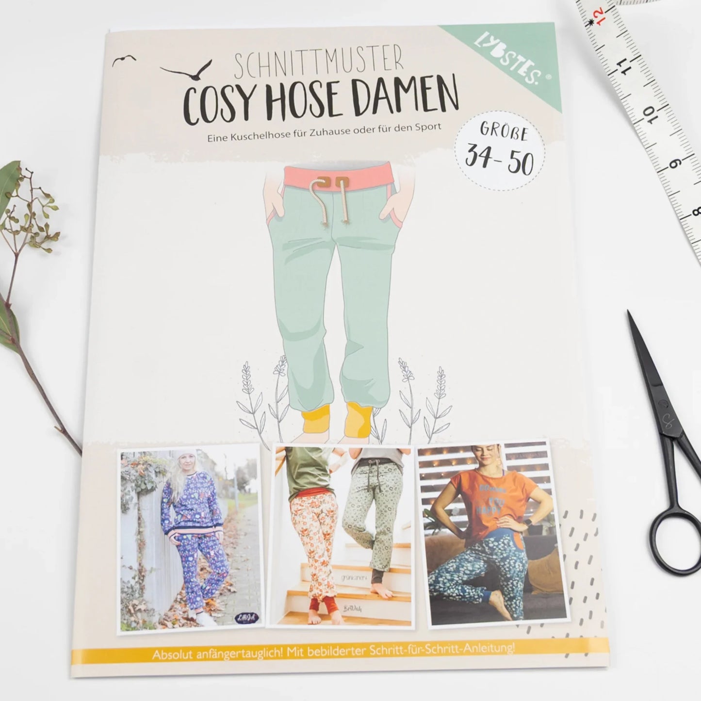 Schnittmuster Cozy Hose Damen Gr. 34-50 - Stoff bei elli&else