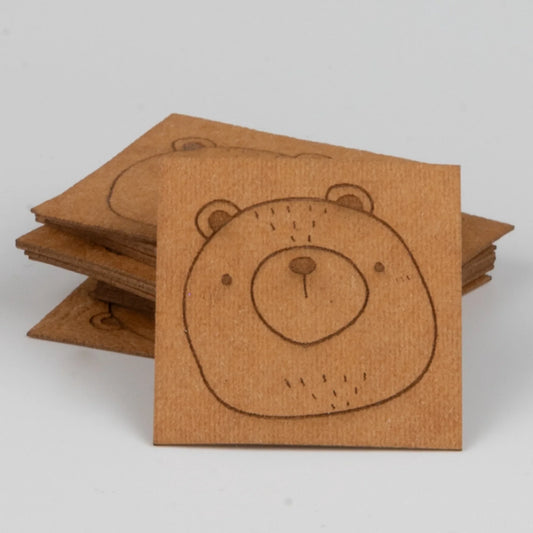 Kunstleder-Patch Bär - Stoff bei elli&else