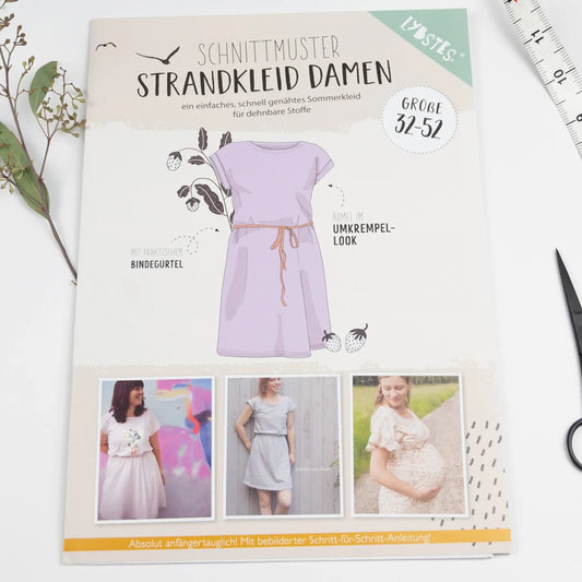 Schnittmuster Strandkleid Damen Gr. 32-52 - Stoff bei elli&else