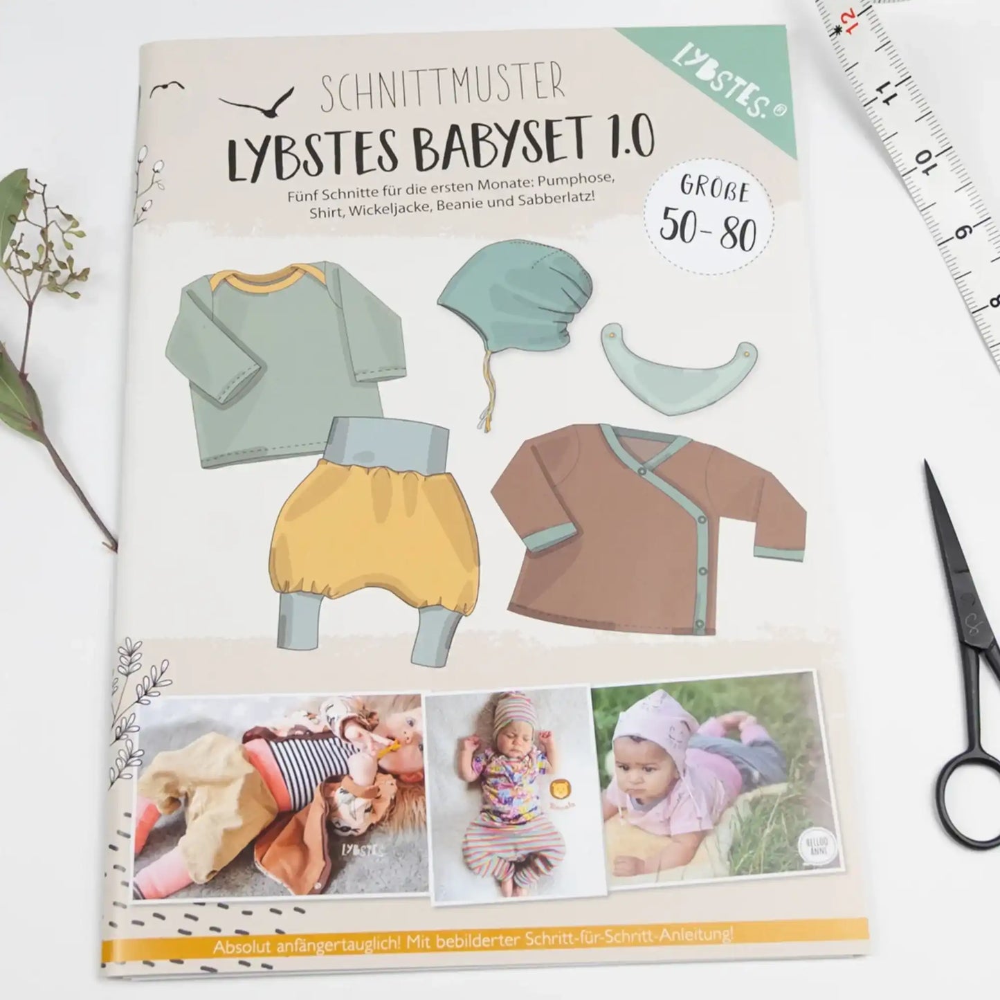 Schnittmuster Babyset 1 Gr. 50-80 - Stoff bei elli&else