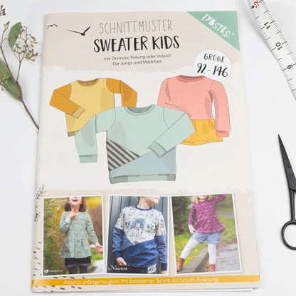 Schnittmuster Sweater Kids Gr. 92-146 - Stoff bei elli&else