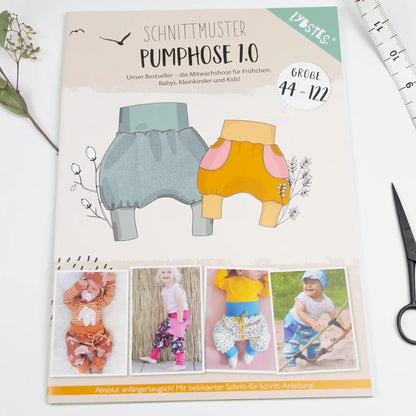 Schnittmuster Pumphose Gr. 44-122 - Stoff bei elli&else