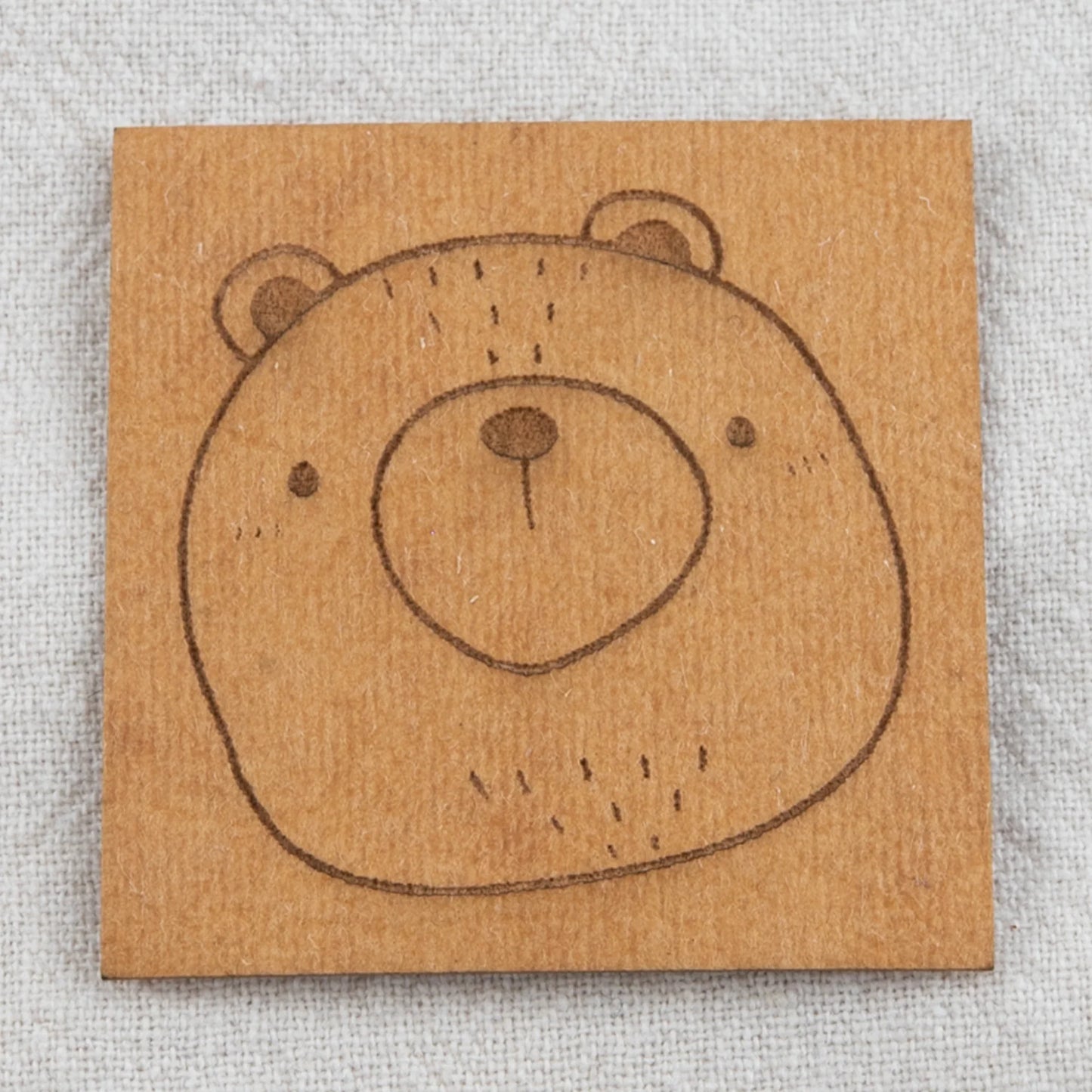 Kunstleder-Patch Bär - Stoff bei elli&else