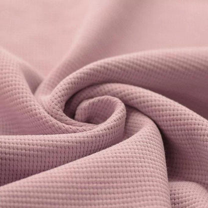 Waffelstrick Jersey lehmrosa Meterware - elli&else