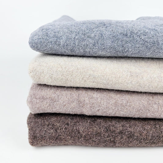 Wollwalk in Naturtönen – 100 % Wolle Meterware - elli&else