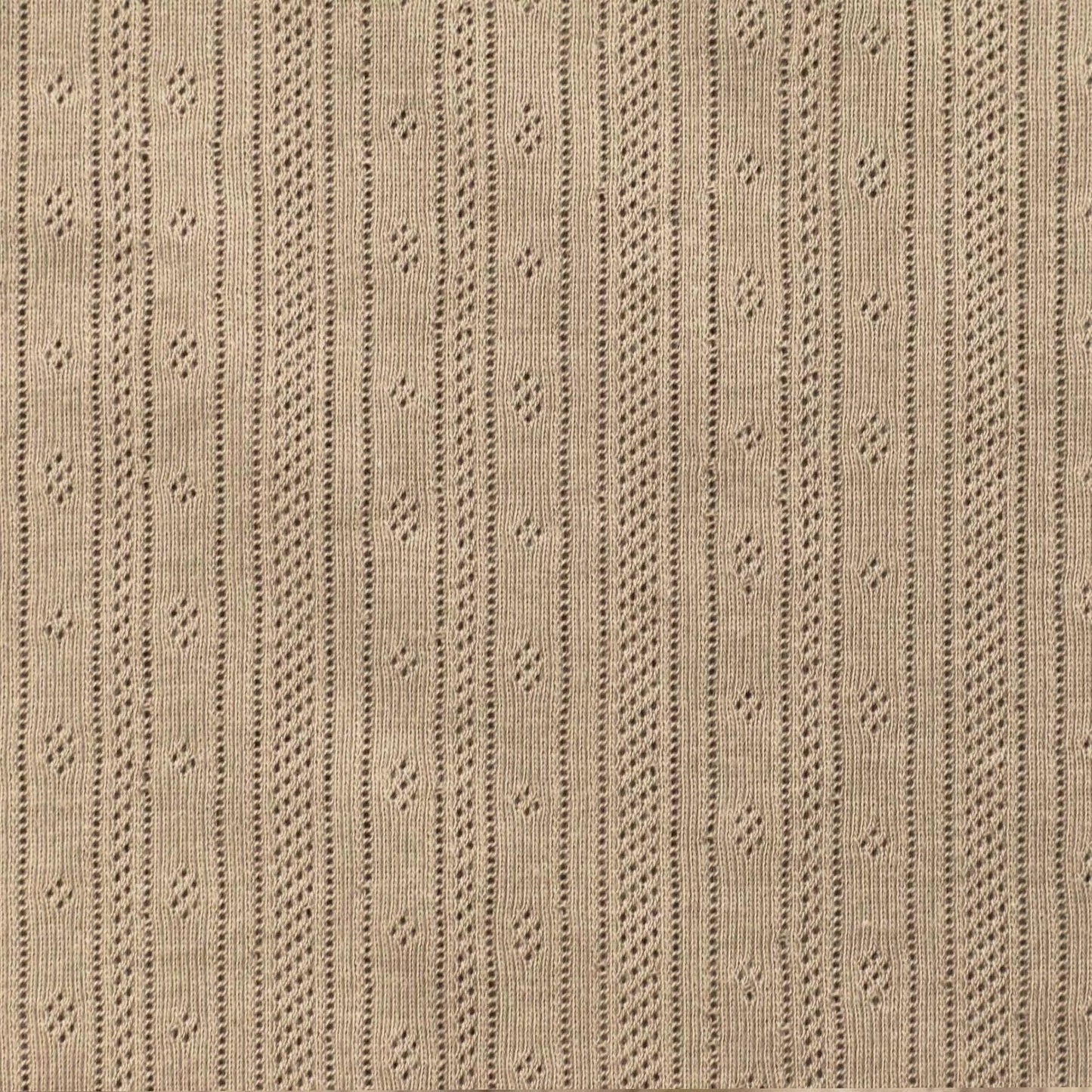 Pointoille Feinstrick Jersey beige - elli&else