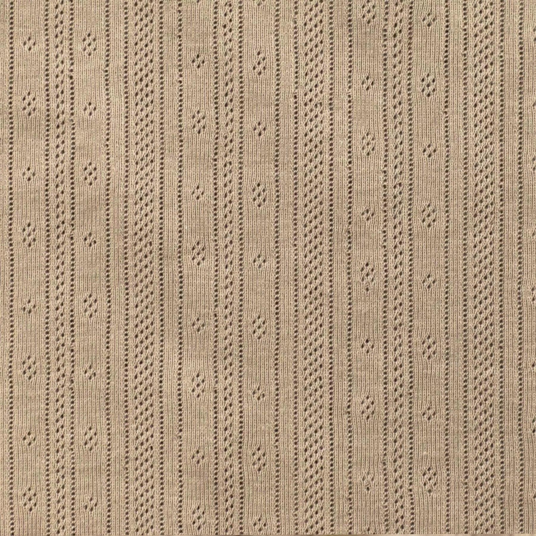 Pointoille Feinstrick Jersey beige - elli&else