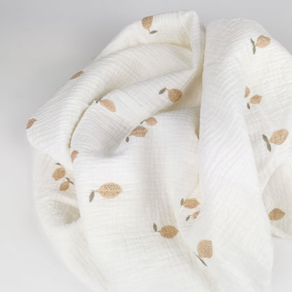 Musselin Zitronen - Family Fabrics - elli&else