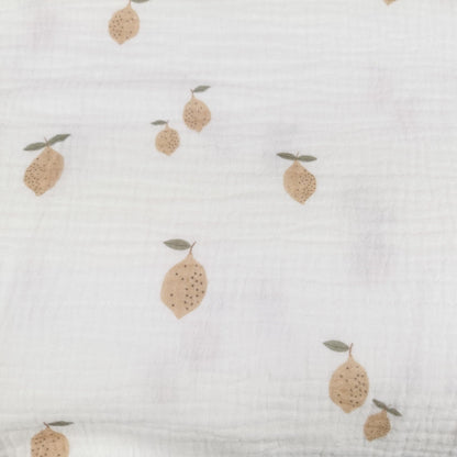 Musselin Zitronen - Family Fabrics - elli&else