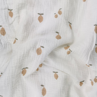 Musselin Zitronen - Family Fabrics - elli&else