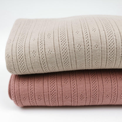 Pointoille Feinstrick Jersey beige - elli&else