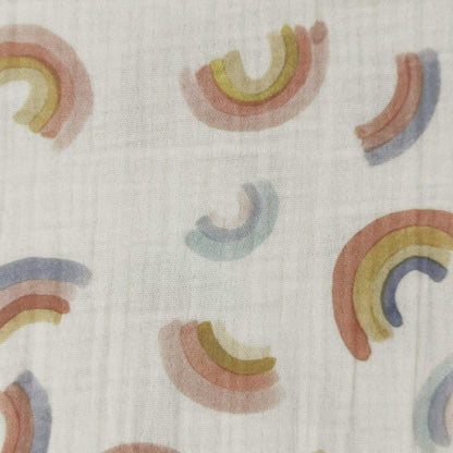 Musselin Regenbogen von Family Fabrics - elli&else