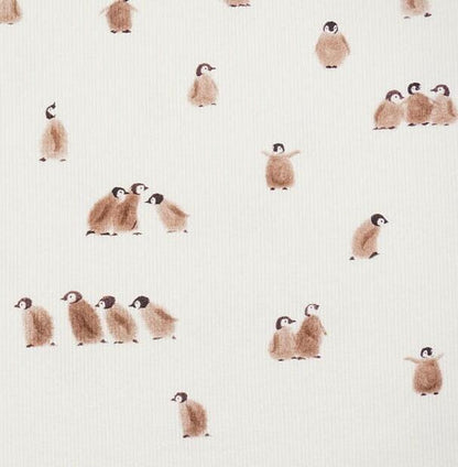 Rib Jersey Stoff Pinguine von Family Fabrics - elli&else