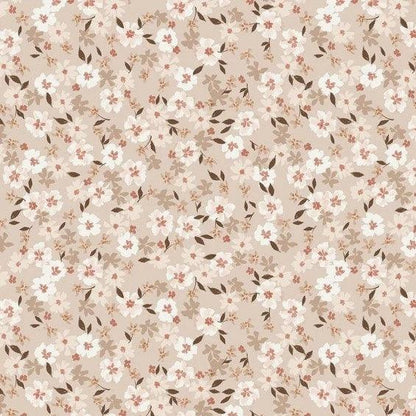 Jersey Flowerbomb beige von Family Fabrics - elli&else