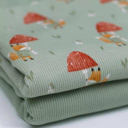 Rib Jersey Fuchs mit Pilz - elli&else