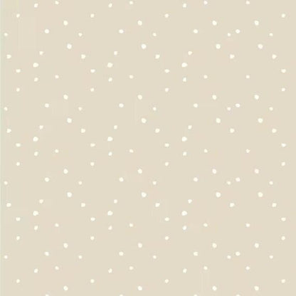 Bio Rib Jersey Konfetti Dots beige von Tygdrömmar - elli&else