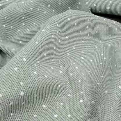 Bio Rib Jersey Konfetti Dots salbei von Tygdrömmar - elli&else