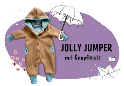 Schnittmuster Walkanzug Jolly Jumper Gr. 50-122 - elli&else