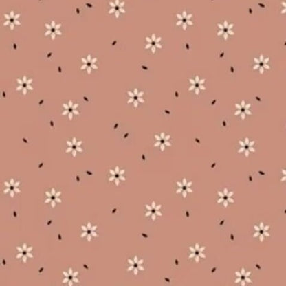 Rib Jersey Sternblumen pfirsich - elli&else