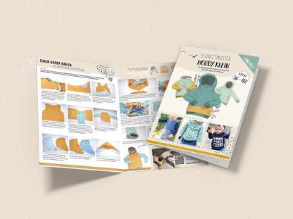 Schnittmuster Hoodie/Pullover Kinder Gr. 56-122 - elli&else